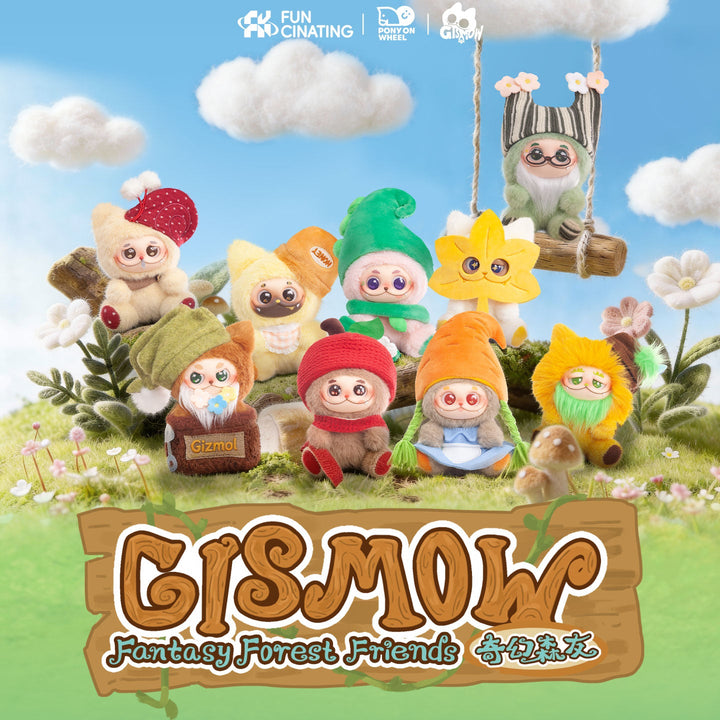 GISMOW Fantasy Forest Friends plush blind box bag charms