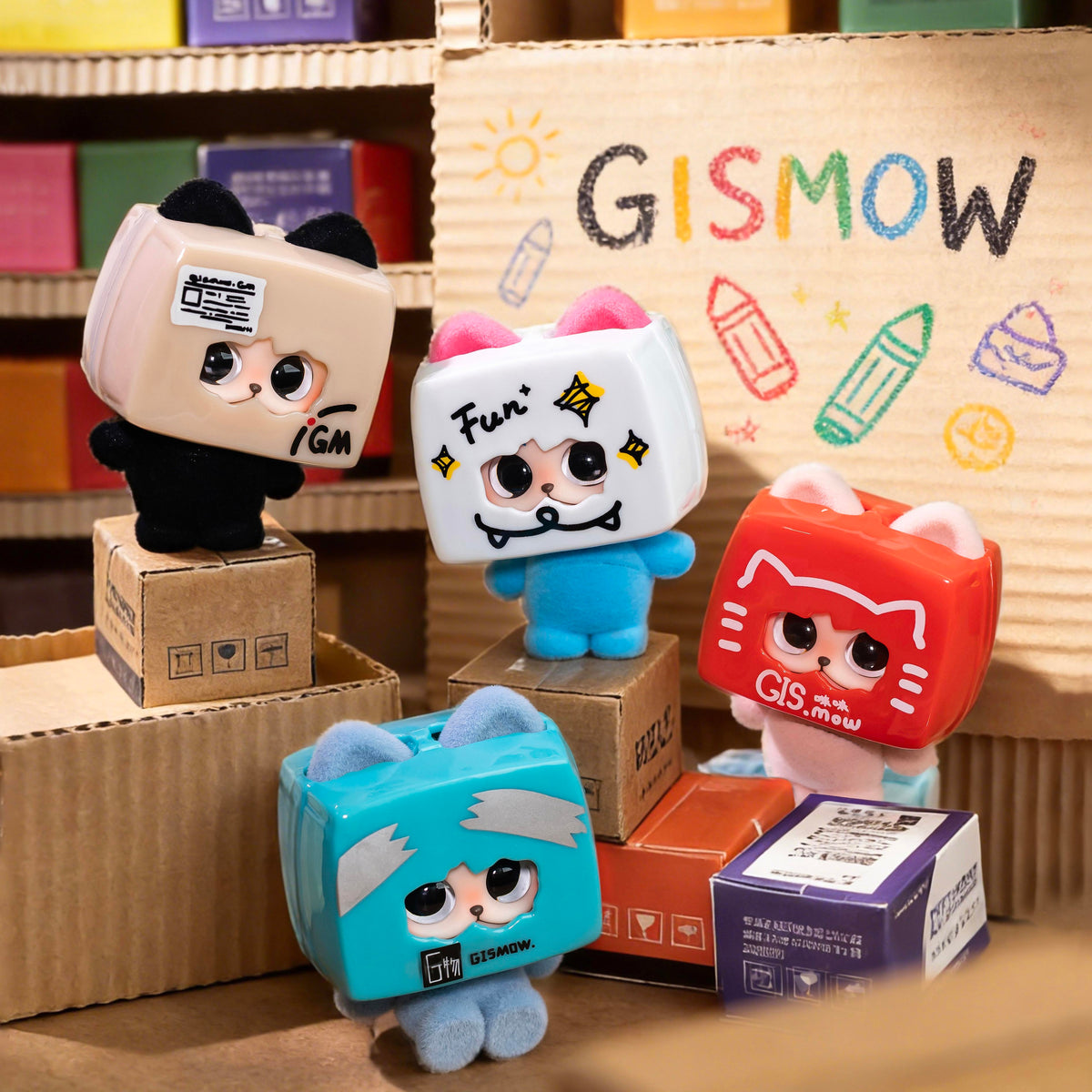 [FUNCINATING] GISMOW Hide And Seek Alliance Series Blind Box