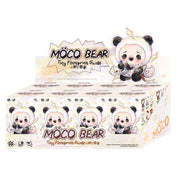 MOCO Bear Tiny Footprint Guide eight-box display case in angled view