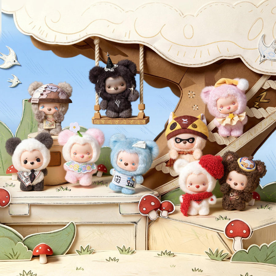 MOCO Bear Tiny Footprint Guide full lineup in front group view