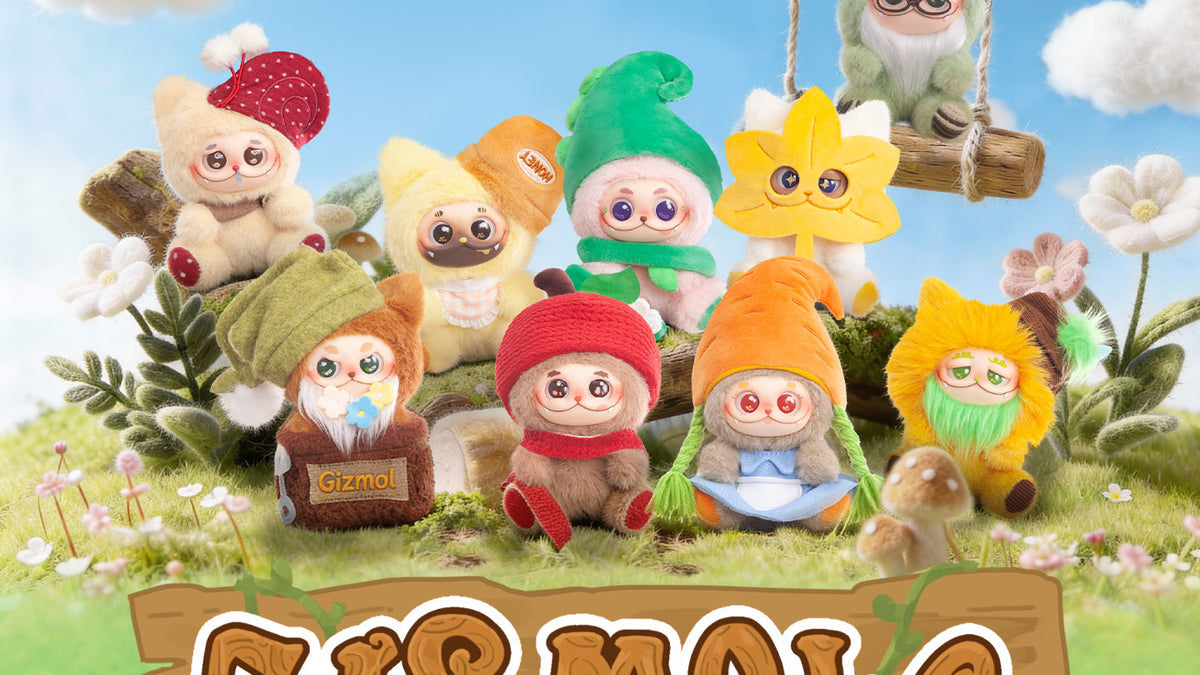 GISMOW Fantasy Forest Friends blind box plush charms